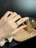 FR扭臂六爪鉆戒白18K金鉆石戒指結(jié)婚求婚戒指1克拉婚戒七夕禮物 主鉆20分+副鉆5分 H色SI 曬單實拍圖