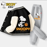 SNOOPY童裝兒童棒球服外套2025春季新款男孩帥氣潮童裝男童套裝 籃球努比黑+籃球努比K灰 140 曬單實(shí)拍圖