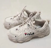 FILA 斐樂(lè)貓爪鞋4代女鞋老爹鞋情侶運(yùn)動(dòng)鞋復(fù)古時(shí)尚休閑鞋網(wǎng)面透氣 【女款】古白色/白天鵝-AW 37.5 曬單實(shí)拍圖
