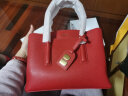 百丽包包女商场同款婚包通勤OL范大容量质感单肩斜挎手提包X5349CX0 红色 F 实拍图