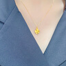 勞拉圖四葉草黃金項(xiàng)鏈女愛(ài)心足金999吊墜鎖骨鏈?zhǔn)罪椛斩Y物 幸運(yùn)四葉草【玫瑰禮盒】 曬單實(shí)拍圖