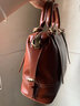 絲芙倫頭層牛皮女神節斜挎手提包百搭2026秋冬新款純牛皮休閑女包貝殼包 焦糖色-植鞣頭層牛皮 曬單實(shí)拍圖