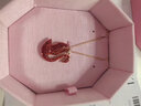 施華洛世奇（SWAROVSKI）新年禮物  SWAN PAVE 天鵝項鏈女 紅色  大碼  5649773 曬單實(shí)拍圖