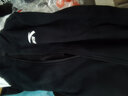 安踏（ANTA）加絨運動(dòng)套裝男士冬季保暖外套長(cháng)褲跑步休閑運動(dòng)衣服裝兩件一整套 【加絨針織】黑色外套+平口褲 S/165 曬單實(shí)拍圖