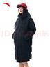 安踏（ANTA）四防速暖羽絨服| 女冬季中長(cháng)款保暖潮流寬版羽絨加厚外套面包棉服 基礎黑-4 M /女165 曬單實(shí)拍圖