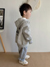 真維斯童裝男童外套春秋2025新款兒童連帽開(kāi)衫衛衣男孩春裝上衣中大童運動(dòng)服 【春秋款】灰/運動(dòng)小熊K 140 曬單實(shí)拍圖