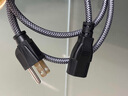 Riksoin雷克森【UL安全認證】美規(guī)美標電源線品字尾純銅三芯電腦電線10A250V 1m【高級灰-美標電源線】 曬單實拍圖
