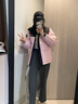 波司登反季冬季羽絨服楊紫同款男女情侶款短款立領(lǐng)新國標(biāo)90絨外套 曬單實拍圖
