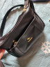 雪爱袋鼠（XUEAIDAISHU）品牌女士真皮单肩包2024新款中年妈妈包大容量软皮包包女斜挎包 黑色[礼盒+手包] 晒单实拍图