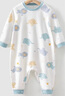 貝肽斯 兒童睡衣春秋寶寶連體衣1-3-6歲嬰兒棉質(zhì)家居服寶寶爬行哈衣 覓密派對(襠部扣) 80 cm 【建議身高73-80cm】 曬單實(shí)拍圖
