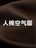 佐丹奴衛(wèi)褲女空氣層針織褲子可卸抽繩松緊腰闊腿休閑褲女18414804 88深棕 L 曬單實拍圖