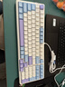 VGN【新品】V98Pro V3極地狐軸 三?？椭苹瘷C械鍵盤(pán)電競游戲辦公長(cháng)續航低延遲 全鍵熱插拔 gasket結構 V98Pro-V2 凱華冰淇淋軸Pro 海鹽 曬單實(shí)拍圖