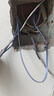 山澤（SAMZHE）六類網(wǎng)線 扁線 CAT6類千兆扁平家用電腦路由器非屏蔽網(wǎng)絡連接線 成品跳線 藍色20米 SZ-620BE 曬單實拍圖