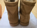 卡米高6CM內增高雪地靴女鞋2025冬新款厚底加絨加厚中筒小個(gè)子東北棉鞋 栗色內增高6CM 37 曬單實(shí)拍圖