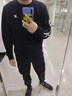 特步（XTEP） 特步加絨衛(wèi)衣男圓領(lǐng)長袖秋冬款保暖休閑男裝加厚運(yùn)動上衣男 黑白-加絨款【現(xiàn)貨速發(fā)】 L 曬單實(shí)拍圖