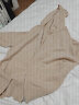 伊芙丽（eifini）无缝成型气质连帽拉链通勤羊毛针织开衫女202春装新款上衣 灰色 L 120-135斤 实拍图