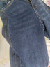 中年婦女廣州新塘女式牛仔褲高腰女士直筒褲長(cháng)褲子闊腿牛仔褲女高腰彈力2022年春秋新款寬松直筒修身顯瘦 YT5111闊腿褲深藍 有彈 27 【2尺0】建議90-100斤 曬單實(shí)拍圖