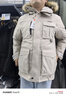 迪卡儂羽絨服男女鵝絨款冬季戶(hù)外防水外套火山巖保暖派克大衣工裝服 男款-遠(yuǎn)山綠 M 曬單實(shí)拍圖