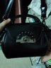 ANDSEEYOU真皮包包女2026新款潮小斜挎包女百搭簡(jiǎn)約復古馬鞍包單肩包手提包 黑色 曬單實(shí)拍圖