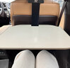 蹬捷車(chē)載小桌板汽車(chē)內后排吃飯餐桌可折疊車(chē)用車(chē)上后座寫(xiě)作業(yè)電腦桌子 【米白色】+ 手機平板兩用支架 曬單實(shí)拍圖