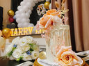 一篤喜柿婚房花瓣花朵氣球結婚生日開(kāi)業(yè)派對裝飾臥室場(chǎng)景布置氣球梅花夾 雙層氣球梅花夾10個(gè)（不含氣球） 曬單實(shí)拍圖