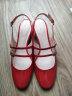 CHARLES&KEITH24春季新品漆皮玛丽珍粗跟包头凉鞋子女鞋女士CK1-60920370-1 Red红色 38 晒单实拍图