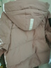 唐獅（TonLion）2023情侶羽絨服男女裝連帽面包服學(xué)生外套 女款/暗粉 S  曬單實(shí)拍圖