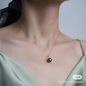 阮仕18k金海水大溪地黑珍珠吊墜 簡(jiǎn)單款珍珠頸鏈女送女友禮物珠寶自戴 18K金-白色/黑珍珠/9-10mm 曬單實(shí)拍圖