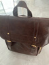 樂(lè )卡利包包女日系JK制服雙肩包學(xué)院風(fēng)背包復古軟皮女包休閑劍橋包書(shū)包 復古雙肩包深棕色 曬單實(shí)拍圖