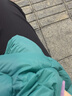初語90鴨絨立領(lǐng)羽絨服女2024秋冬新款城市輕戶外防風(fēng)保暖棒球外套 綠色 M 曬單實拍圖