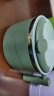 广意 304不锈钢泡面碗饭盒餐杯泡面杯学生800ML 防漏防烫绿色 GY8583 实拍图