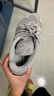 阿迪達斯 （adidas）三葉草女鞋秋冬季YUNG-96經(jīng)典老爹鞋透氣緩震運動(dòng)鞋輕便休閑鞋 GW9481/淺灰 38 曬單實(shí)拍圖