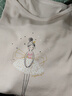 英博倫女童內(nèi)衣套裝秋冬季兒童秋衣秋褲純棉大童少女睡衣青少年 80894香檳 170cm 曬單實拍圖