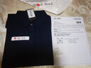 阿瑪尼（ARMANI）AX 男士短袖POLO衫男裝商務(wù)休閑短袖T恤禮物男 8NZF91 ZJ81Z 1510 海軍藍色LOGO圖案 L 曬單實(shí)拍圖