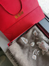 恒源祥刺繡羊毛圍巾女秋冬2024新款保暖中國(guó)風(fēng)披肩送長(zhǎng)輩媽媽生日禮盒裝 牡丹-花香粉 200*70cm；精美禮盒裝 曬單實(shí)拍圖