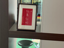 尚錦美舍弘一越來(lái)越好手工拓片朱砂掛畫(huà)新中式客廳裝飾畫(huà)茶室書(shū)房餐廳字畫(huà) 《越來(lái)越好》寬23cm*高32cm 北美黑胡桃（榫卯圓角） 曬單實(shí)拍圖