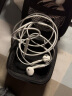 APPLE 苹果耳机有线原装iPhone14ProMax/Plus13/12/11/8XR手机有线线控ipad耳塞入耳式扁头扁口带麦克风 圆头3.5mm接口 实拍图