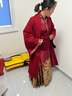 織造司錦鳳原創(chuàng)明制宋漢服國風(fēng)交領(lǐng)襯衫紅色馬面裙婚服敬酒服新娘 三件套(褙子+襯衫+馬面裙) 贈飄帶 L 曬單實拍圖