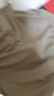 啄木鳥(niǎo)冰絲薄款運(yùn)動(dòng)套裝女夏季2025新款洋氣上檔次休閑時(shí)尚兩件套 淺咖色短袖兩件套  2XL 120-130斤 曬單實(shí)拍圖