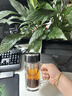 杯之潤高硼硅雙層玻璃杯大容量高檔茶水分離泡茶杯新款便攜式車(chē)載水杯子 一鍵開(kāi)蓋-300ml【禮盒禮品袋】 曬單實(shí)拍圖