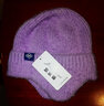 京京怡護耳針織毛線(xiàn)帽子女秋冬季戶(hù)外保暖套頭帽女士防風(fēng)防寒加厚包頭帽 紫色T雪花 有彈力(55-62cm) 曬單實(shí)拍圖