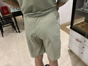 妙奕嘉短褲男夏季褲子外穿男褲運(yùn)動(dòng)跑步速干褲休閑褲五分褲沙灘褲冰絲褲 刺繡壓皺短褲【卡其色】 L 【建議110-120斤】 曬單實(shí)拍圖