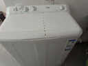 海爾（Haier）洗衣機(jī)半自動(dòng)雙缸雙桶筒脫水機(jī)甩干機(jī)大容量家用雙動(dòng)力雙杠波輪 【628S】10KG大容量+強(qiáng)力去污 曬單實(shí)拍圖