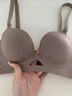 mybody輕奢品牌女士內(nèi)衣女聚攏提拉防下垂收副乳小胸顯大上托無痕文胸女 淺咖啡 70A /32A 曬單實拍圖