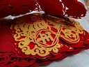映季結婚對聯(lián)磁吸男女方入戶(hù)門(mén)裝飾喜字掛件門(mén)聯(lián)婚房布置婚禮婚慶用品 歡喜新婚快樂(lè )+金枝玉葉掛飾 【磁吸/膠貼兩用】 曬單實(shí)拍圖