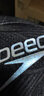速比濤（Speedo）【汪順同款】電氣矩陣黑標(biāo)Hero4.0鯊魚皮競速及膝泳褲男黑/淺紫36 曬單實拍圖