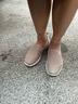 斯凱奇（Skechers）一腳套懶人健步舒適蕾絲透氣休閑運動(dòng)鞋女鞋輕質(zhì)軟彈124732 灰褐色/TPE 36 曬單實(shí)拍圖
