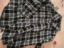 她享長(cháng)袖襯衫女復古格子襯衣慵懶風(fēng)百搭開(kāi)衫寬松薄款外套T143C2032 曬單實(shí)拍圖