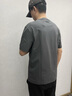 九牧王【3A抗菌】短袖T恤男士2025夏季薄款易打理圓領(lǐng)T恤上衣 標(biāo)準(zhǔn)版+中灰+TT2EX2AB140 XL 180/100A(52) 曬單實(shí)拍圖