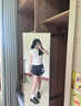萬(wàn)欣兒學(xué)院風(fēng)白色短袖polo領(lǐng)修身收腰T恤女夏2025獨特超火減齡上衣套裝 白色上衣 M 建議91-105斤 曬單實(shí)拍圖